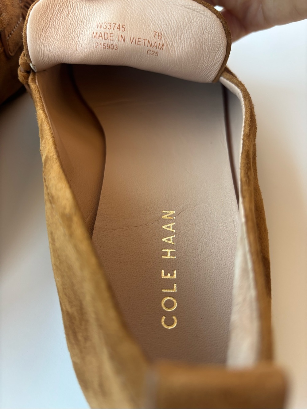 Cole Haan Women’s Danby Travel Loafer in Tobacco Suede size 7 - Picture 8 of 8
